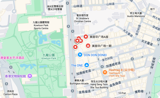 美丽华广场 map