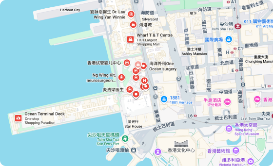海洋中心 map